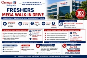 Omega Healthcare Freshers Walk-in Drive in Bangalore | 100+ Openings
