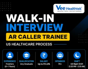 Vee Healthtek Walk-In Interview for Freshers in Bangalore | AR Caller Trainee Jobs